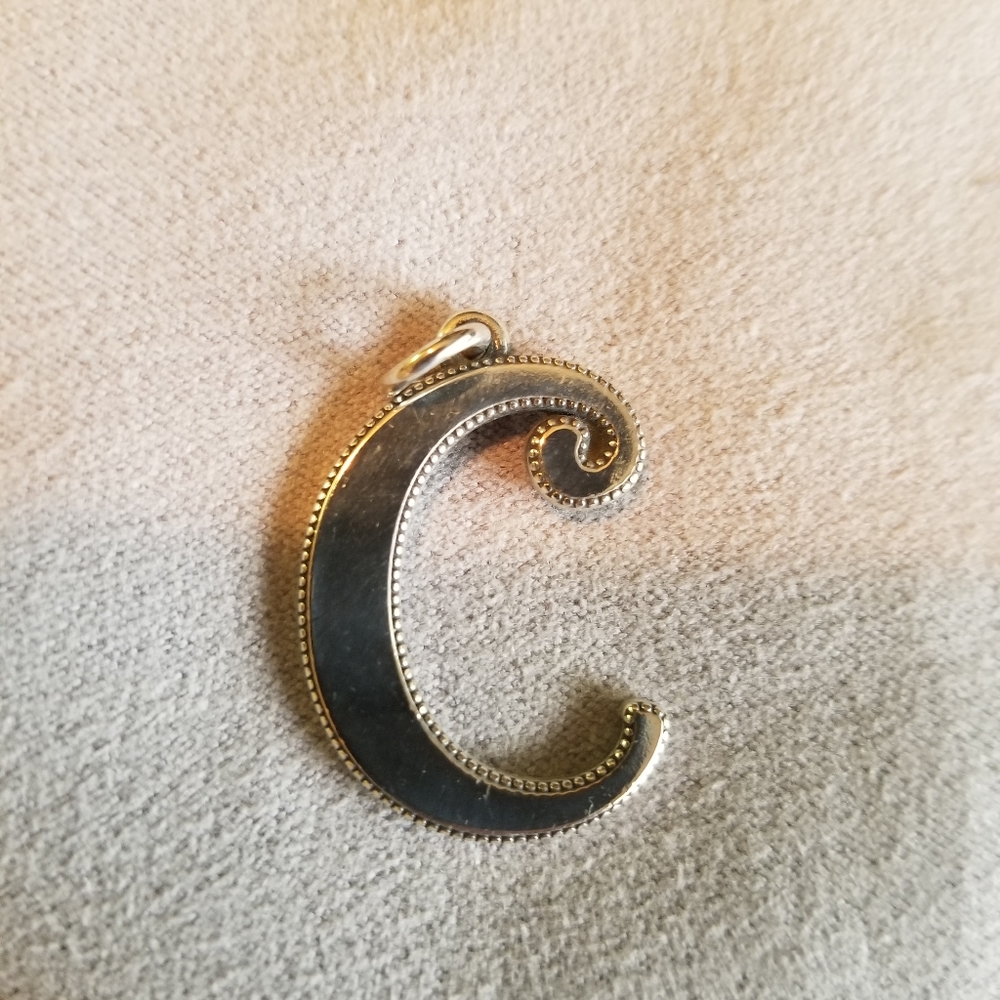 James Avery Vintage Alphabet Pendant